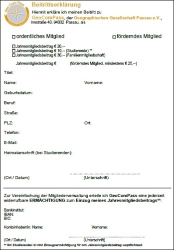 Beitrittsformular