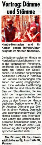 Himba-Nomaden und ihr Kampf gegen Infrastrukturprojekte2