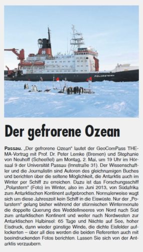 PaWo 27.4 - Der gefrorene Ozean