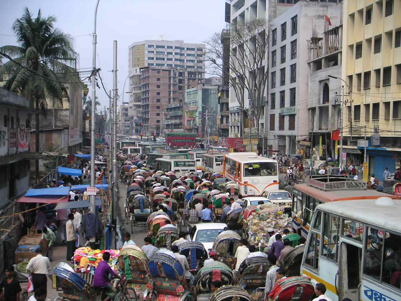 Dhaka, die Hauptstadt Bangladeschs Dhaka, die Hauptstadt Bangladeschs