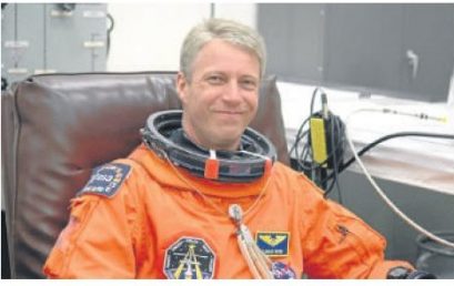 Besucher aus dem All: Astronaut Reiter zu Gast bei GeoComPass