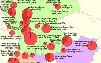 Geographische Gesellschaften in Deutschland, Österreich und der Schweiz