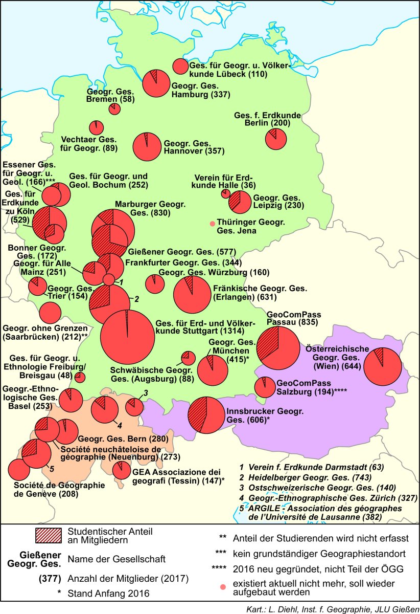 Geographische Gesellschaften in Deutschland, Österreich und der Schweiz Geographische Gesellschaften in Deutschland, Österreich und der Schweiz